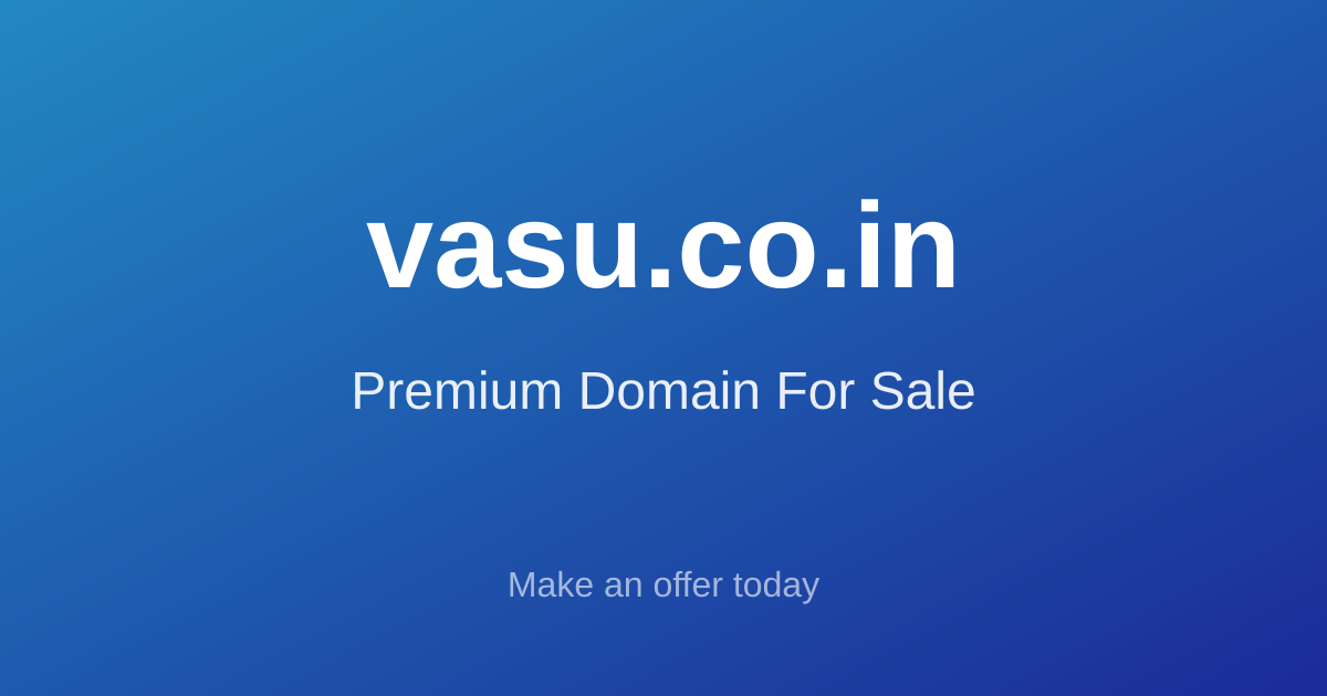 Vasu Healthcare Pvt Ltd
